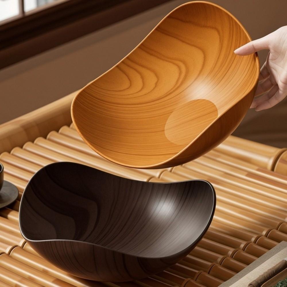 3pcs/set Large Capacity Dining Plate Japanese Style Snack Plate Dessert Tray  Desktop Display