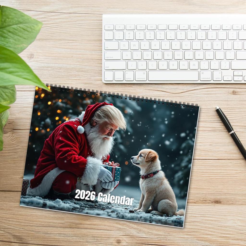 2026 Calender 2026 Wall Calender,12 Month Wall Planners,US President Donald Funny photo calendar,MAGA Calendar,Thick paper,Easy