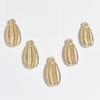 Cross-Style Electroplated Plastic Pendant Charm for DIY Jewelry