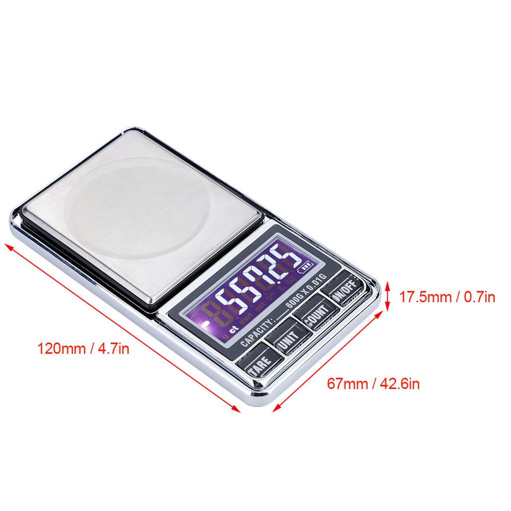 USB High Precision Balance Digital Electronic Pocket Weight Gram Scale(600g 0.01g)