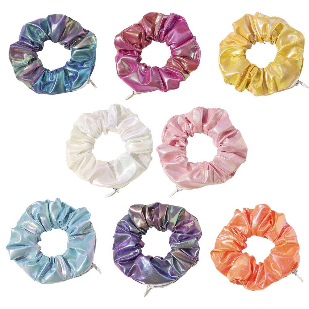 Hair elastic with zipper