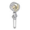 Propeller Shower Head Vortex Hydro Jet 360 Degrees  Rotating Handheld with Pause Switch Filter G1/2