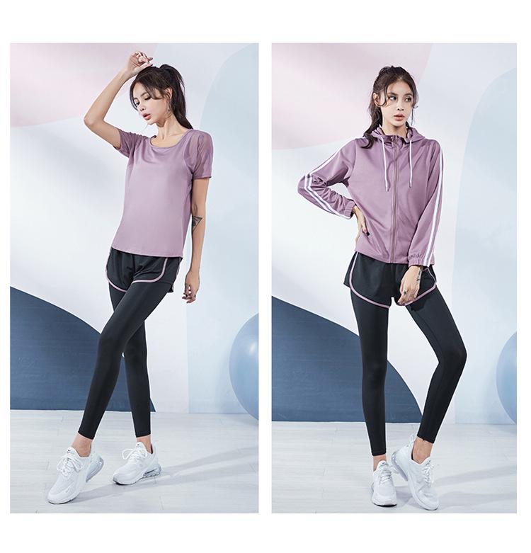 Plus Size Loose-Fit Yoga Set - Breathable, Quick-Dry Sportswear for Running and Fitness