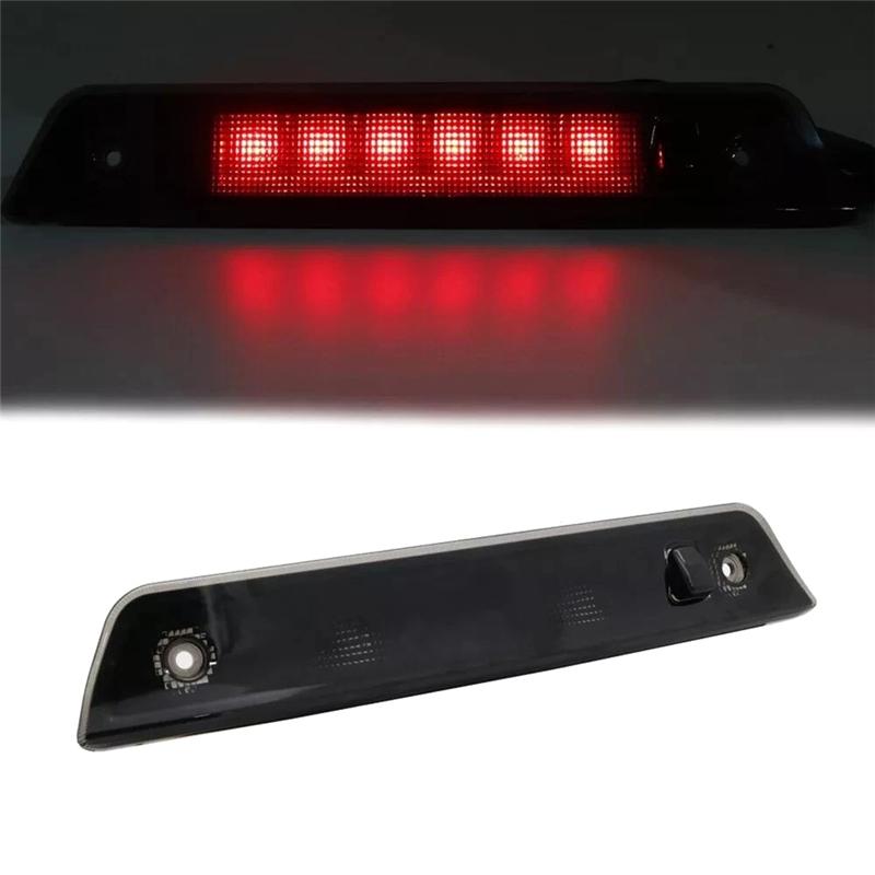 Black LED 3Rd Brake Stop Light 55157397AD For Jeep Grand Cherokee WK 05-10 High Mount