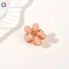 2/6/10PCS Set Women Girl Mini Hair Claws Flower Alloy Cute Hairpin Kids Sweet Hair Accessories Spring Clip