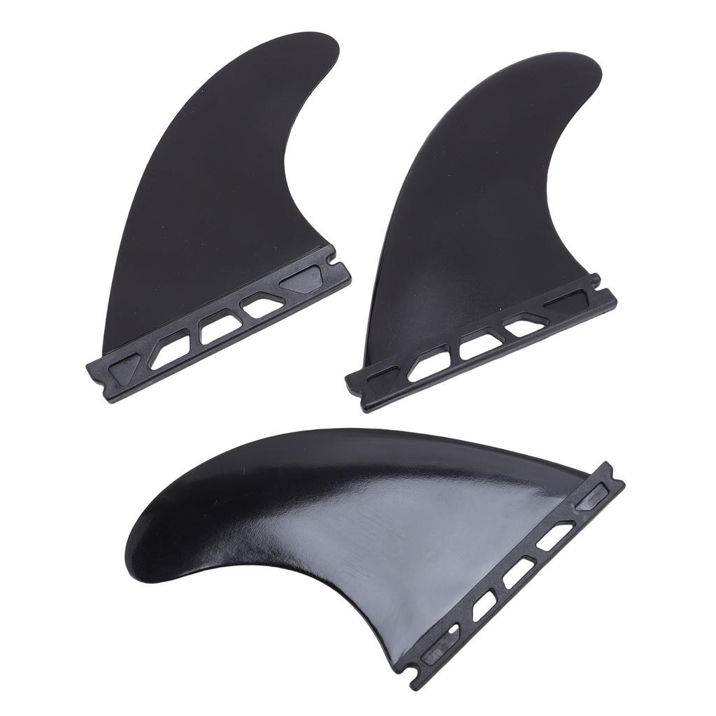 Surfboard Fins Set of 3 Sturdy PVC   for Longboard Shortboard Stand Up Paddle Board