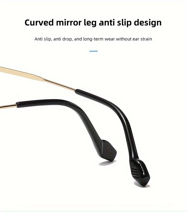 New Ultra-Lightweight Metal Glasses Frame Day And Night Color Change Anti-Blue Light Glasses