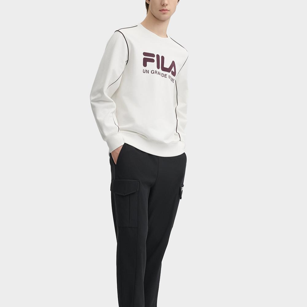 FILA Sweatshirt Men's Cloud White F11M449215FWT