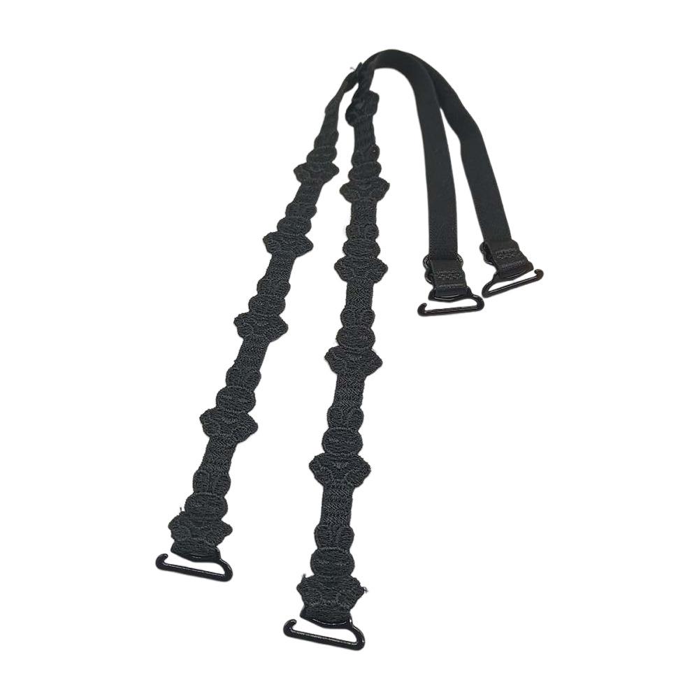 

Lace Rabbit Bra Straps Removable Bra Straps Replacement New Shoulder Straps чорний