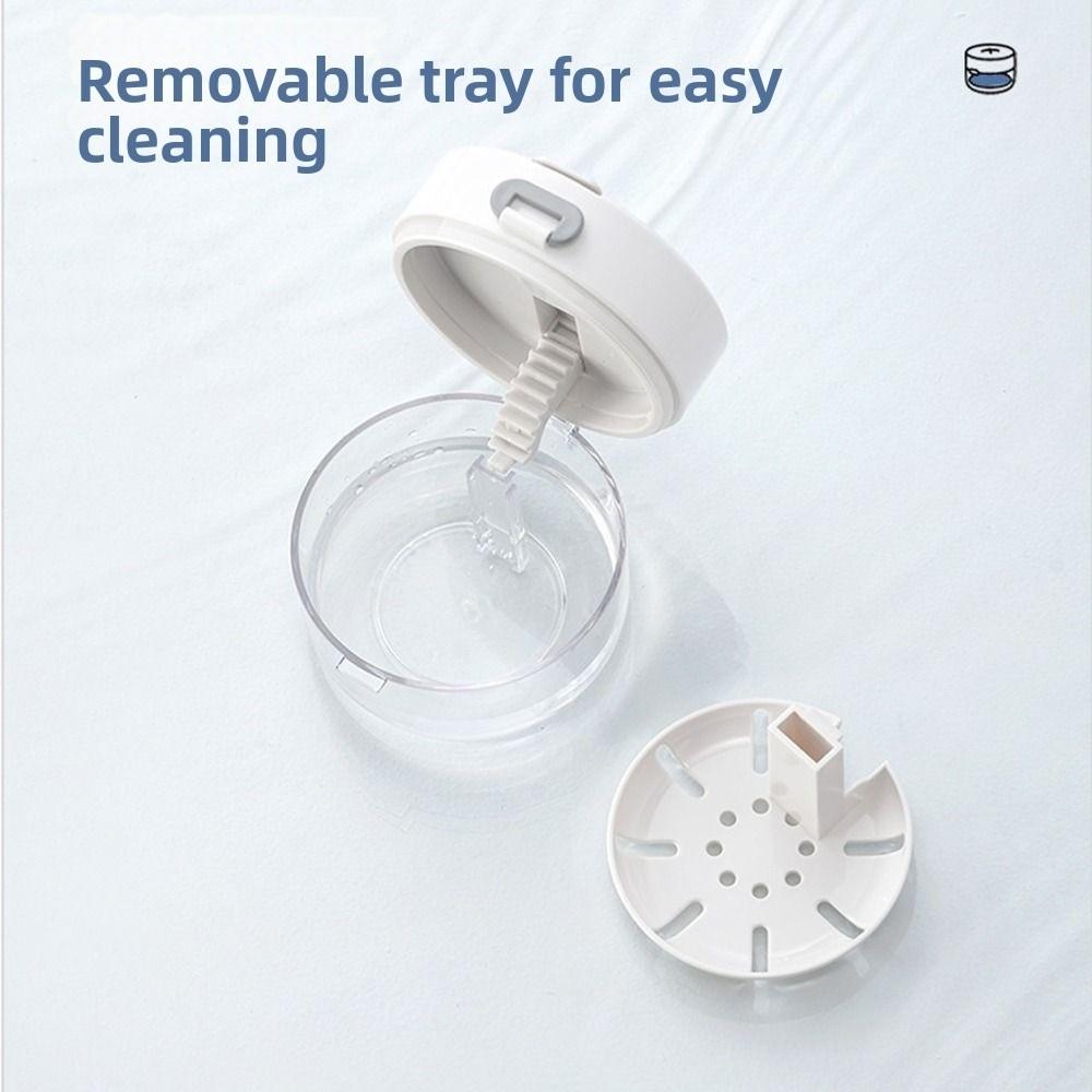 Portable Braces Storage Box Drainable Design Denture Soak Cup For Denture Storage