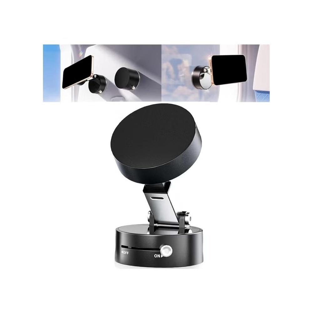 

Vacuum Suction Magnetic Car Phone Holder Azonee 360° Rotatable & Folding Phone Mount with Strong Grip Hands-Free Use in Car Gym Home for Magsafe Phon