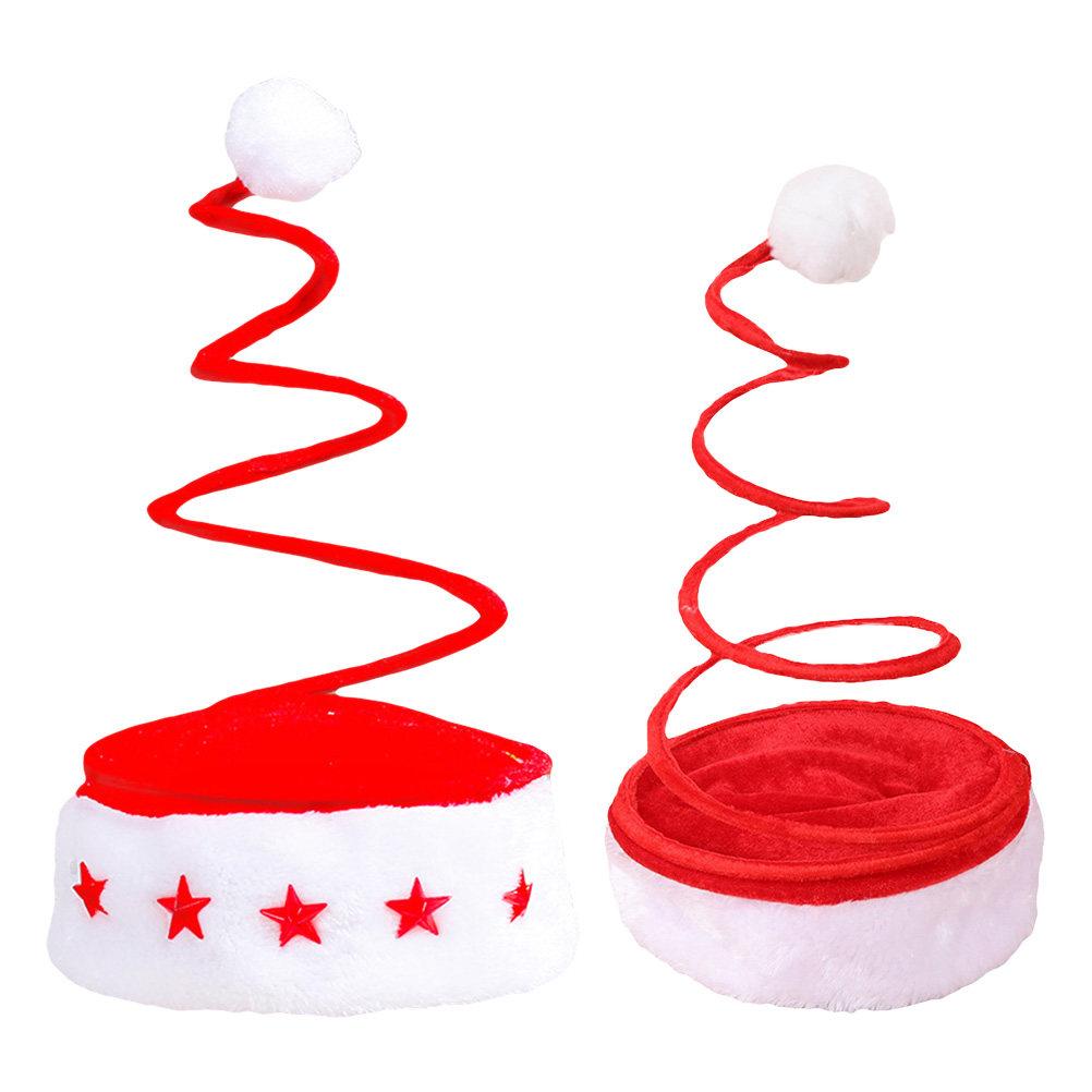 2Pcs Christmas Hat Kids Spring Design Funny Party Supplies Costume Accessory Gift One Size Fits Most Adults Children