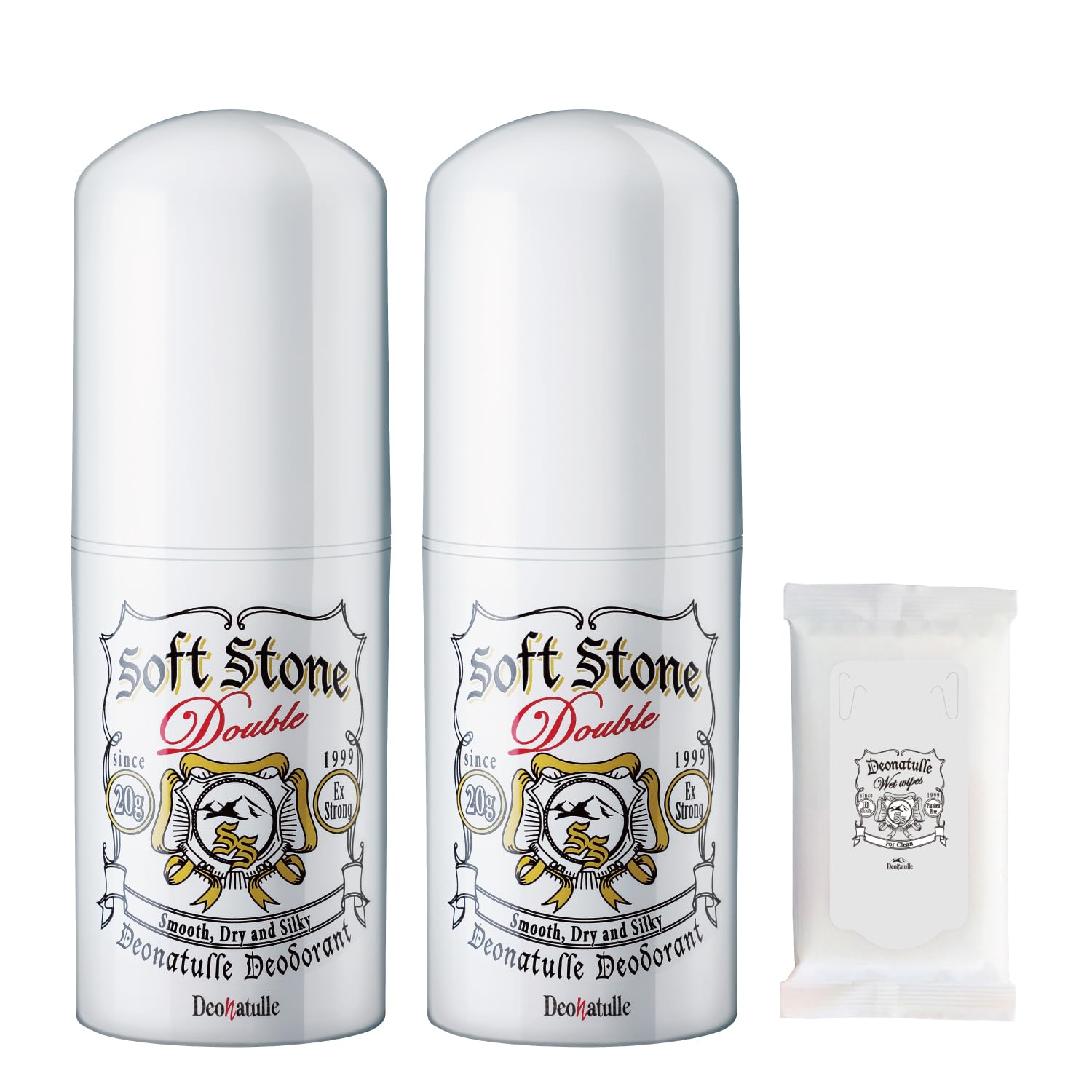 

Deonatulle Soft Stone W для подмышек Direct Nuri антиперспирант-стик без запаха x 2 x Бонус включен [квази-лекарство] (20г 2) +