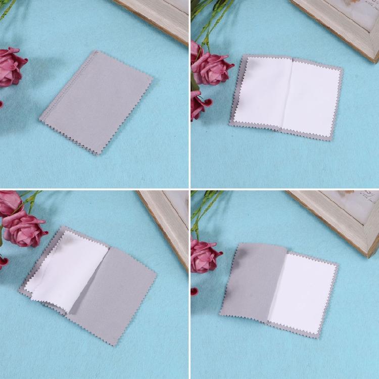 Double-sided Velvet Cloth Jewelry Polishing Cleaning Cloth for Sterling Silver