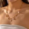 New Starfish Conch Pearl Pendant Necklace for Women Fashionable Casual Summer Beach Versatile Necklace