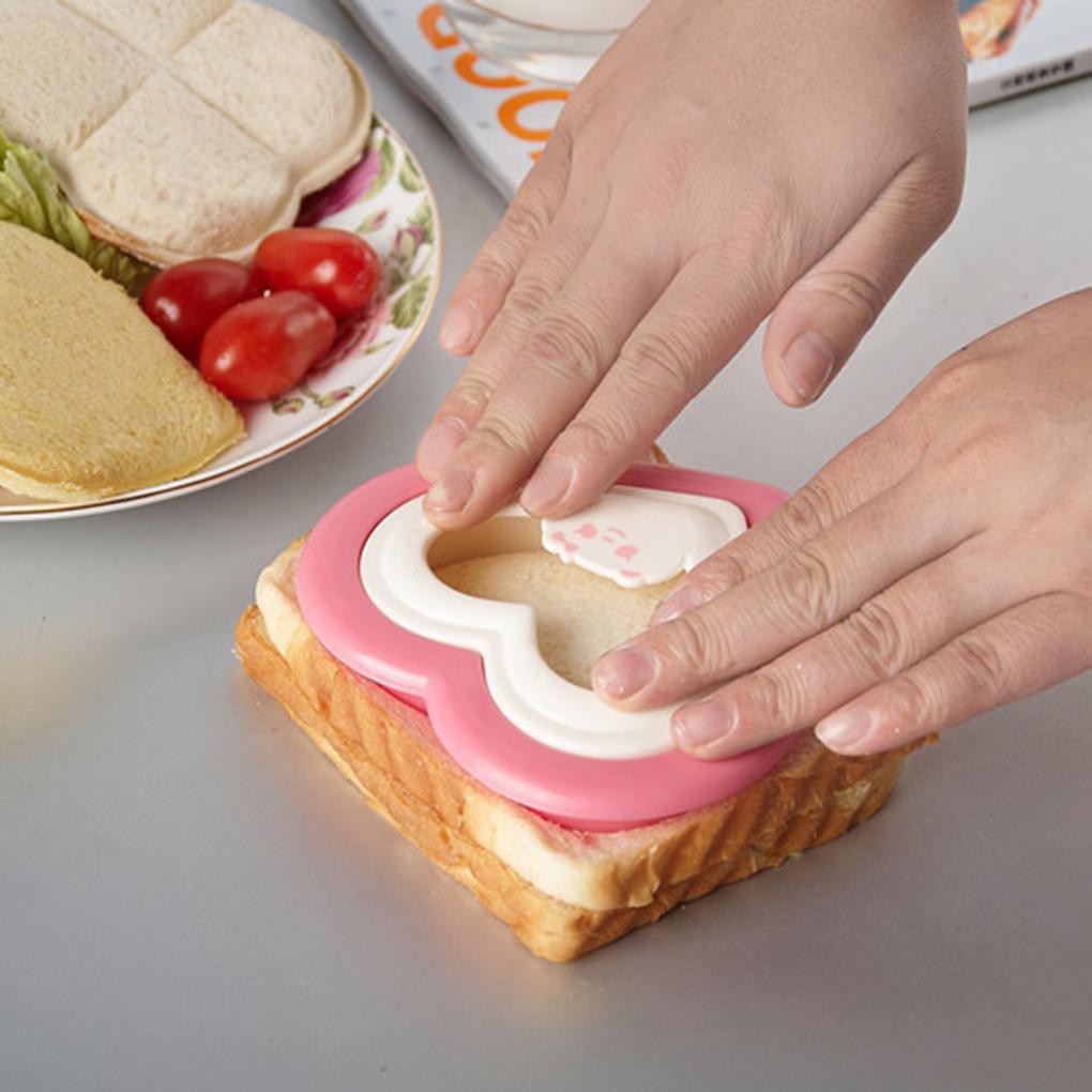 Stampo per Onigiri Plastica Cibo Riutilizzabile Stampi da Cucina Forma di Cuore Bambini Sushi Maker Strumento Accessori Cucina Ristorante