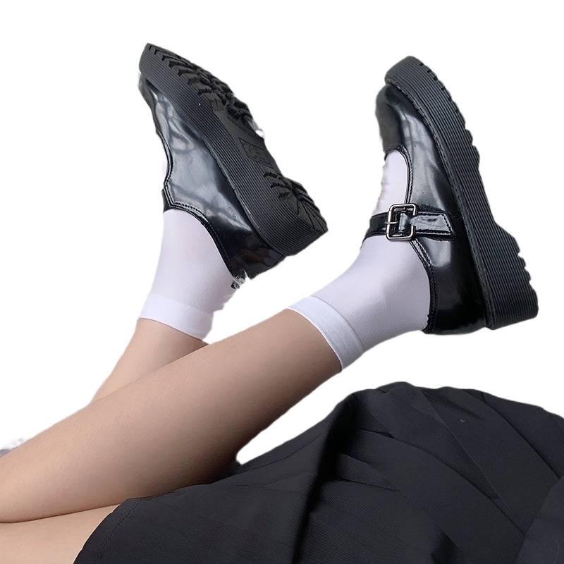 Velvet Calf Socks: Spring/Summer Breathable Over-the-Knee White JK School Style