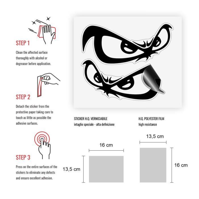 Sticker Autocollant Prédécoupé - 4R QUATTROERRE.IT - Drapeau Pirate - 13.5 x 16 cm - Noir - 2 Pièces