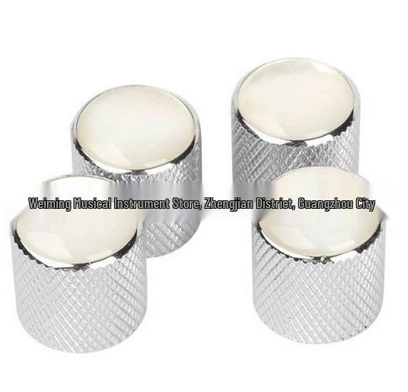 Electric Guitar/Bass Metal Knob with Shell Inlay for Volume/Tone Control