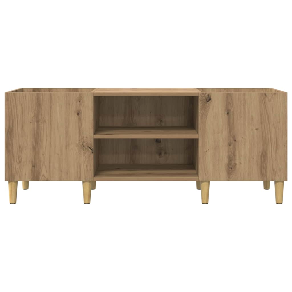 Vinyl Record Cabinet Artisan Oak 121 x 38 x 48 cm