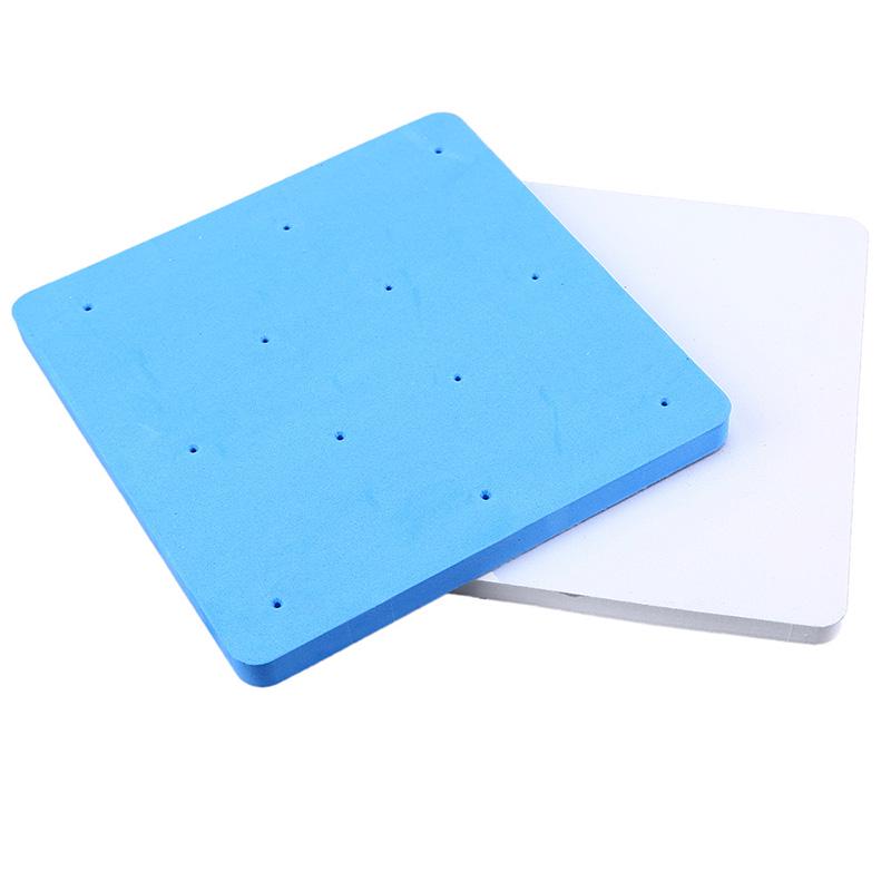 5/12-Hole Blue Fondant Foam Pad High Density Sugarcraft Flower Modelling Drying Mat Square Sponge Cushion for Cake Decorating DIY Crafts