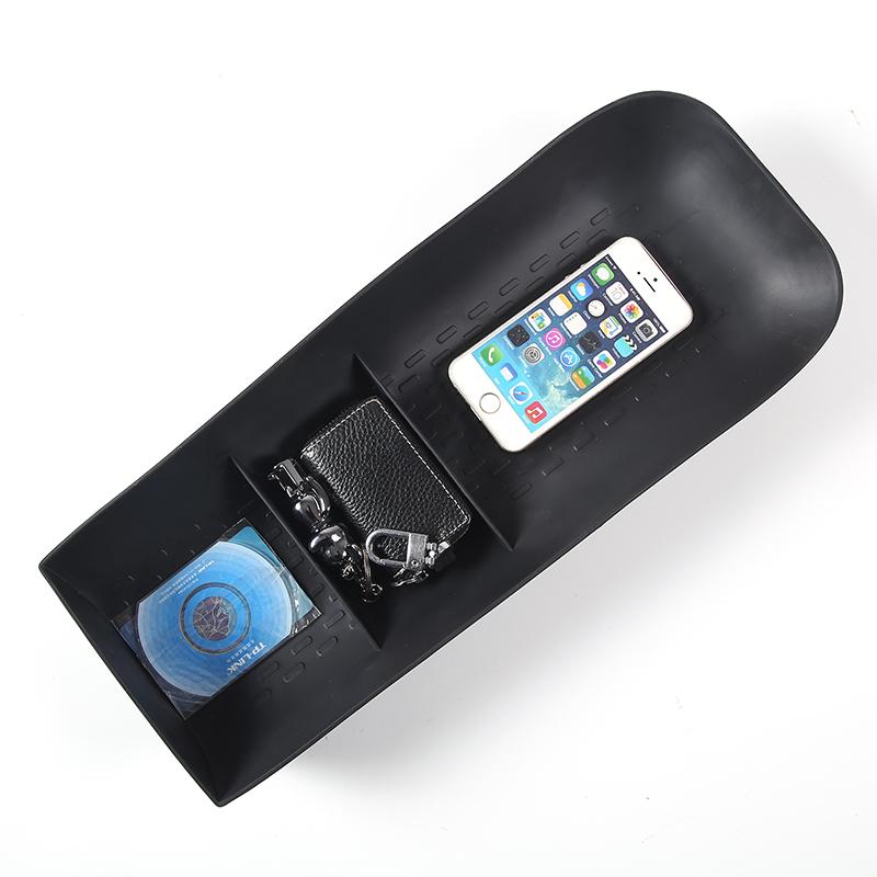 

Для Mercedes-Benz Smart Elf #1 2022 TPE черный автомобильный ящик для хранения с центральным управлением ящик для хранения мобильных телефонов автомобильные аксессуары чёрный