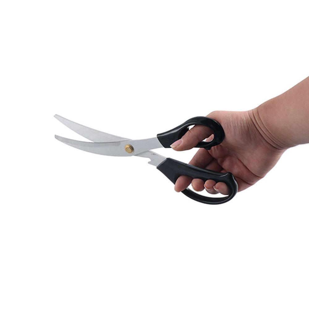 Chicken Multipurpose Stainless Steel Heavy Duty Cooking Clip BBQ Tongs Kitchen Scissors Food Shears