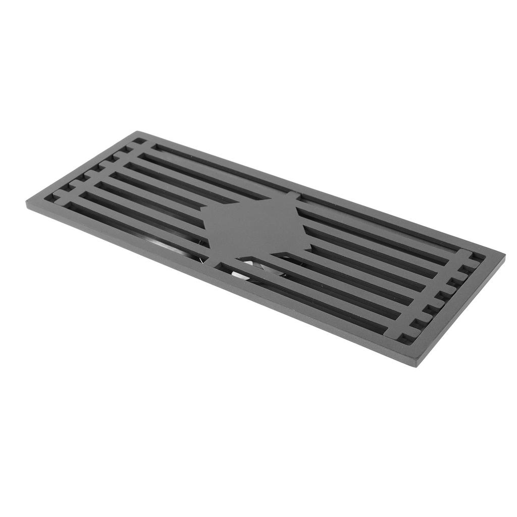 Floor Drain Stainless Steel Rectangle Corrosion Resistance Shower Grate for Kitchen Balcony Hotel