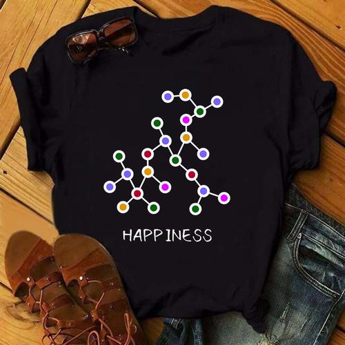 Chemistry Is Awesome The Chemistry Equation Is Great. Baggy Top, Crew-neck, Hipster T-top Aesthetic Clothes Oversized T Shirt