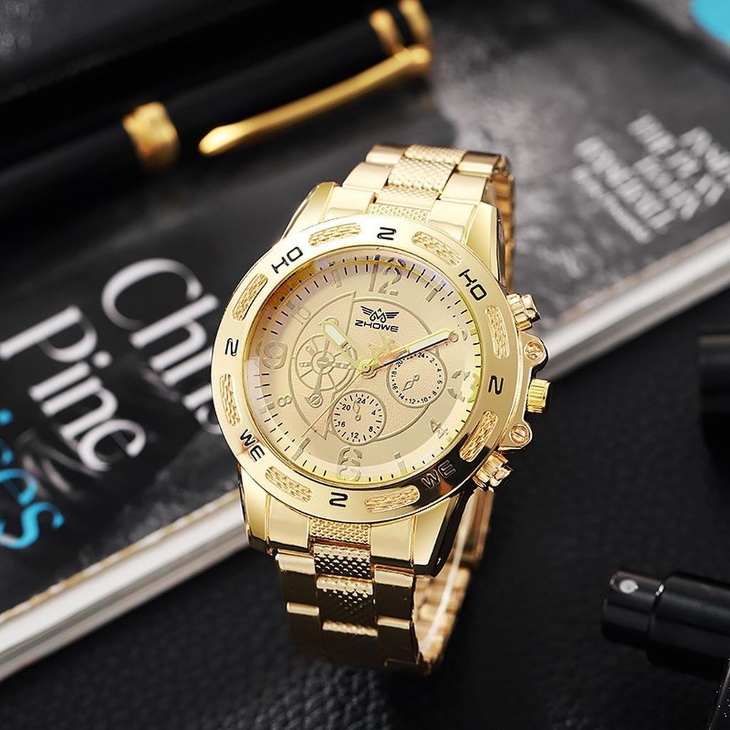 Mens Leather Business Fashion Watch Strap Watch For Gift Giving