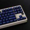 114 Keys Ink Blue Double Shot PBT Keycaps Cherry Profile Custom Keyboard Key Caps for Gateron MX Switches Gaming Keyboards