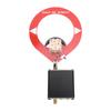 2Pcs Donut Antenna Blue SW 4MHz-24MHz Red AM MW 500kHz-2000kHz Loop Antenna for Indoor Radio Home Theater Stereo Receiver AV Audio Video Power System