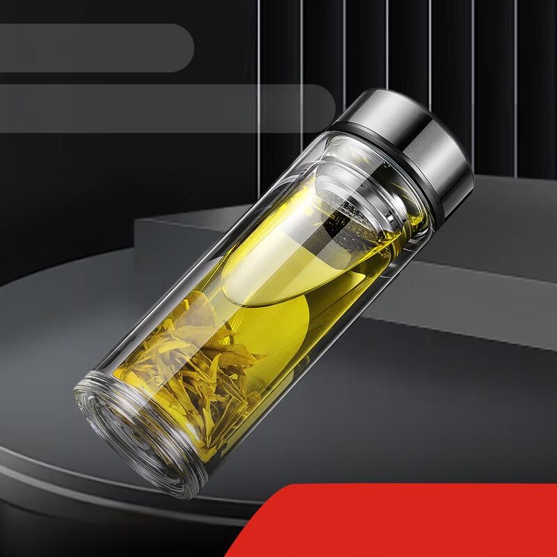 Shangqi Double-Layer Glass Water Bottle