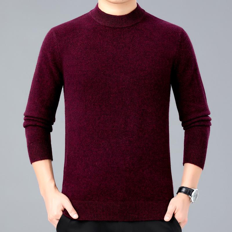 2025 Herren V-Ausschnitt Kaschmirpullover: Dick, Warm, Business Casual für Herbst/Winter