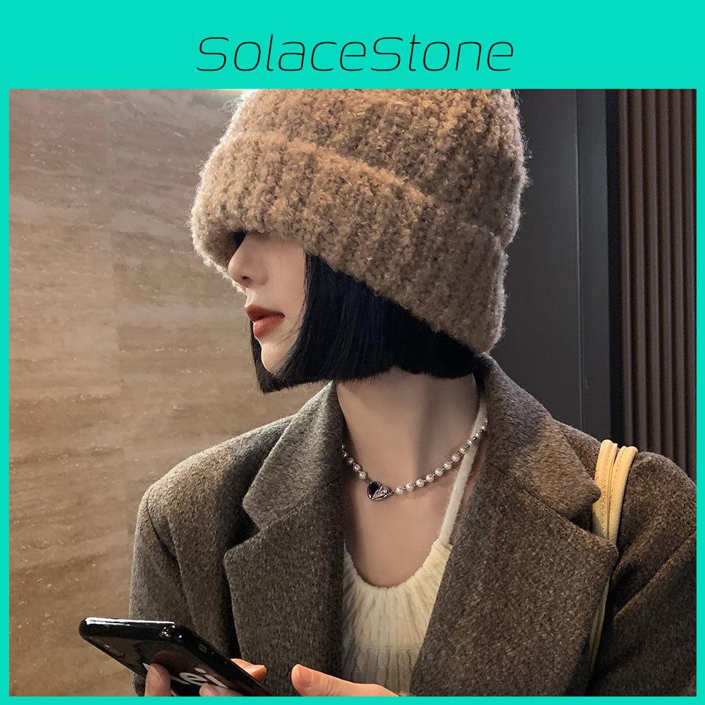 Elegant Beanie Winter For Women In Neutral Tones Made Of 100 Cotton Percent