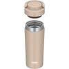 [Dishwasher compatible model] Thermos Water Bottle Vacuum Insulated Mobile Tumbler with Carry Handle 420ml Cafe Latte JOV-420 CL