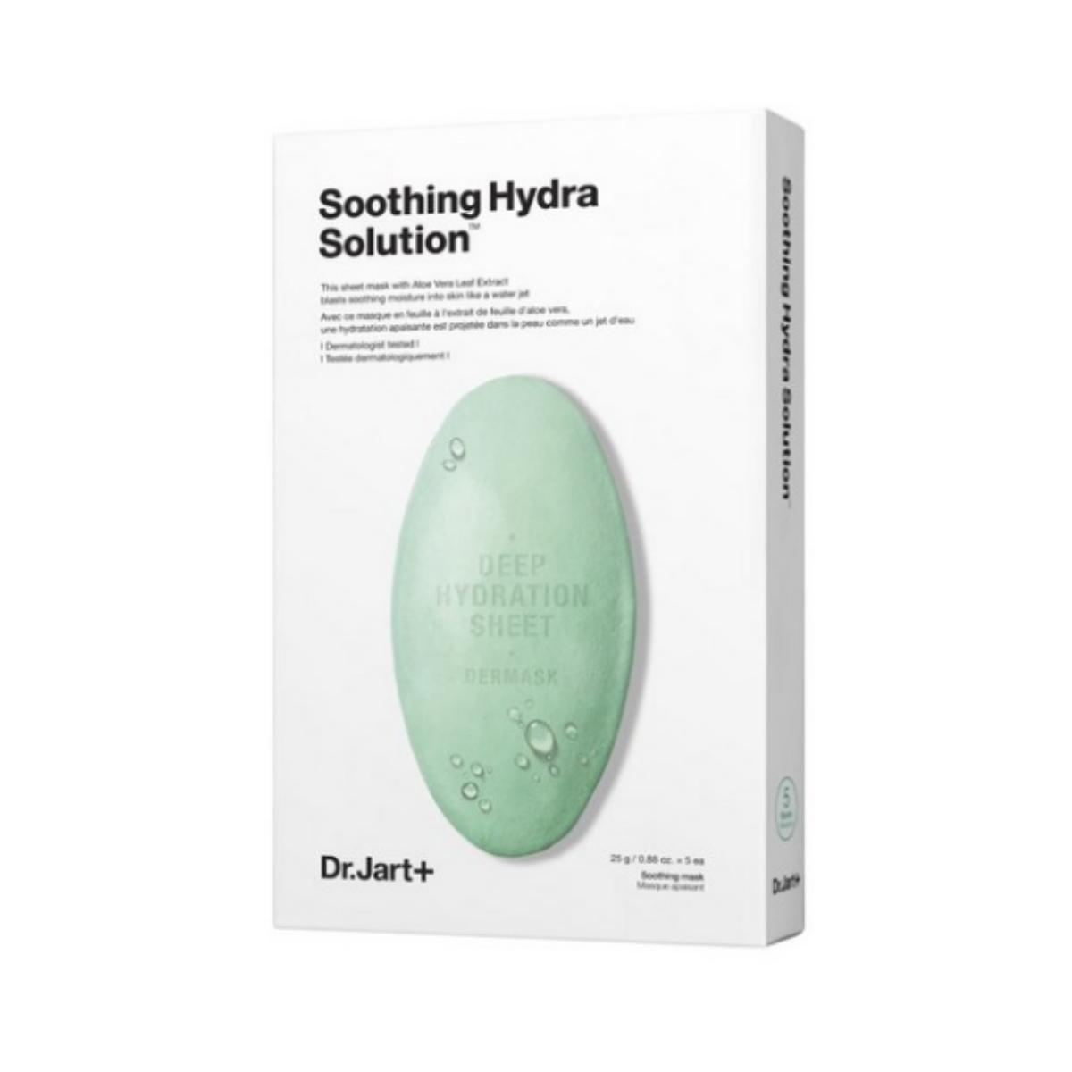 

Dr.Jart+ Water Jet Soothing Hydra Solution Тканевая маска — 25 г × 5 листов (1 пакет)