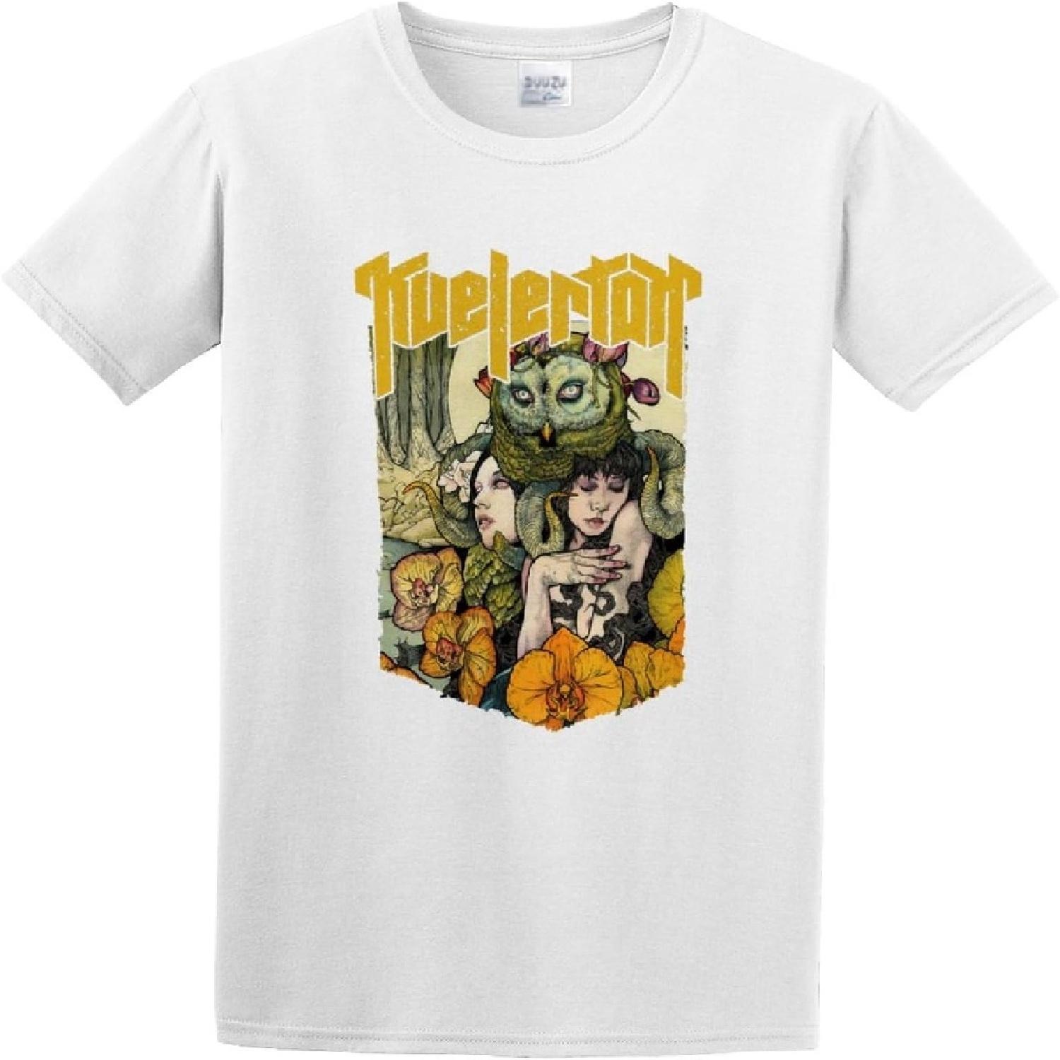 ANOTHER FANCY Fashion Men s T-Shirt Kvelertak Self Titled Debut Album Cover Art White S