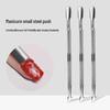 Nail Art & Cuticle Care Set: Steel Cuticle Pushers & Gel Polish Remover Tools