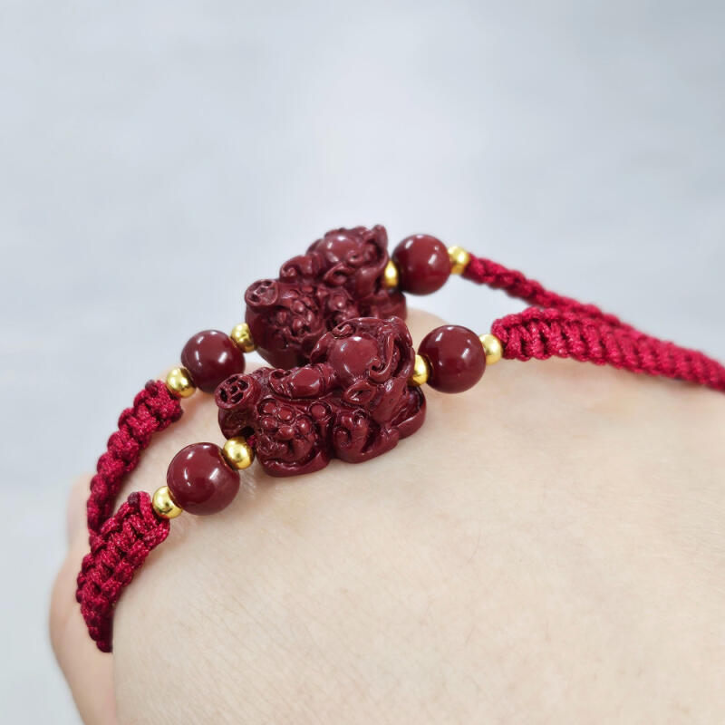 Light injection, non-holiday knot string, fortune, bad luck, fashion bracelet