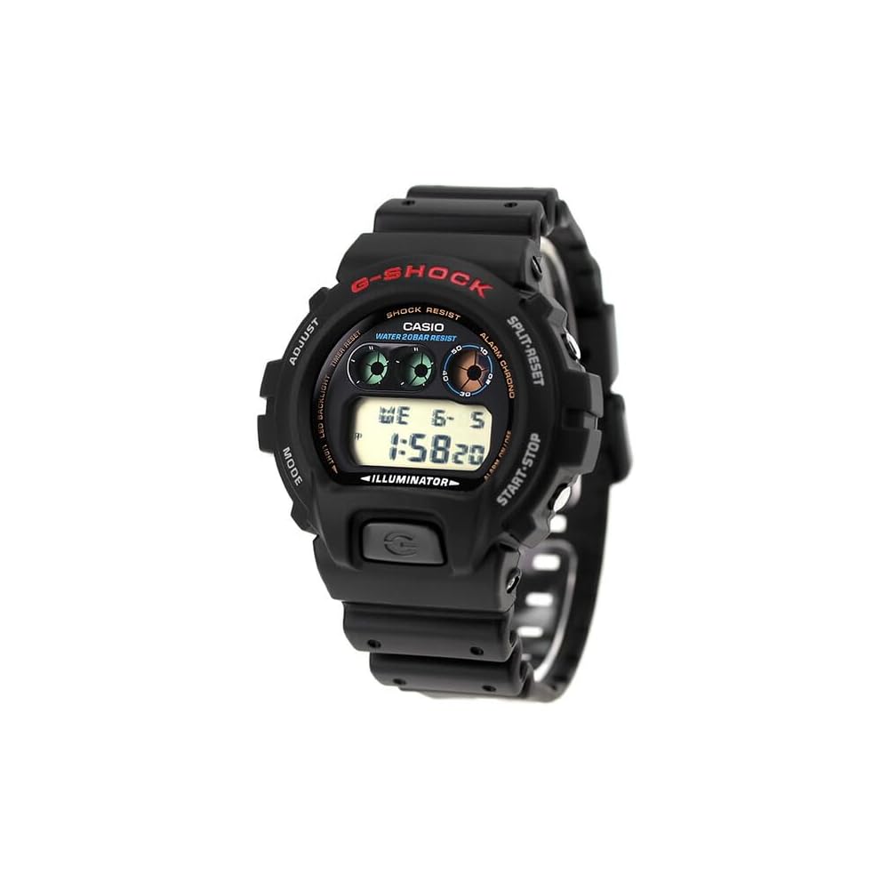 Casio G-Shock DW-6900U-1 Quartz Men s Digital Watch Black Resin Strap Water Resistant