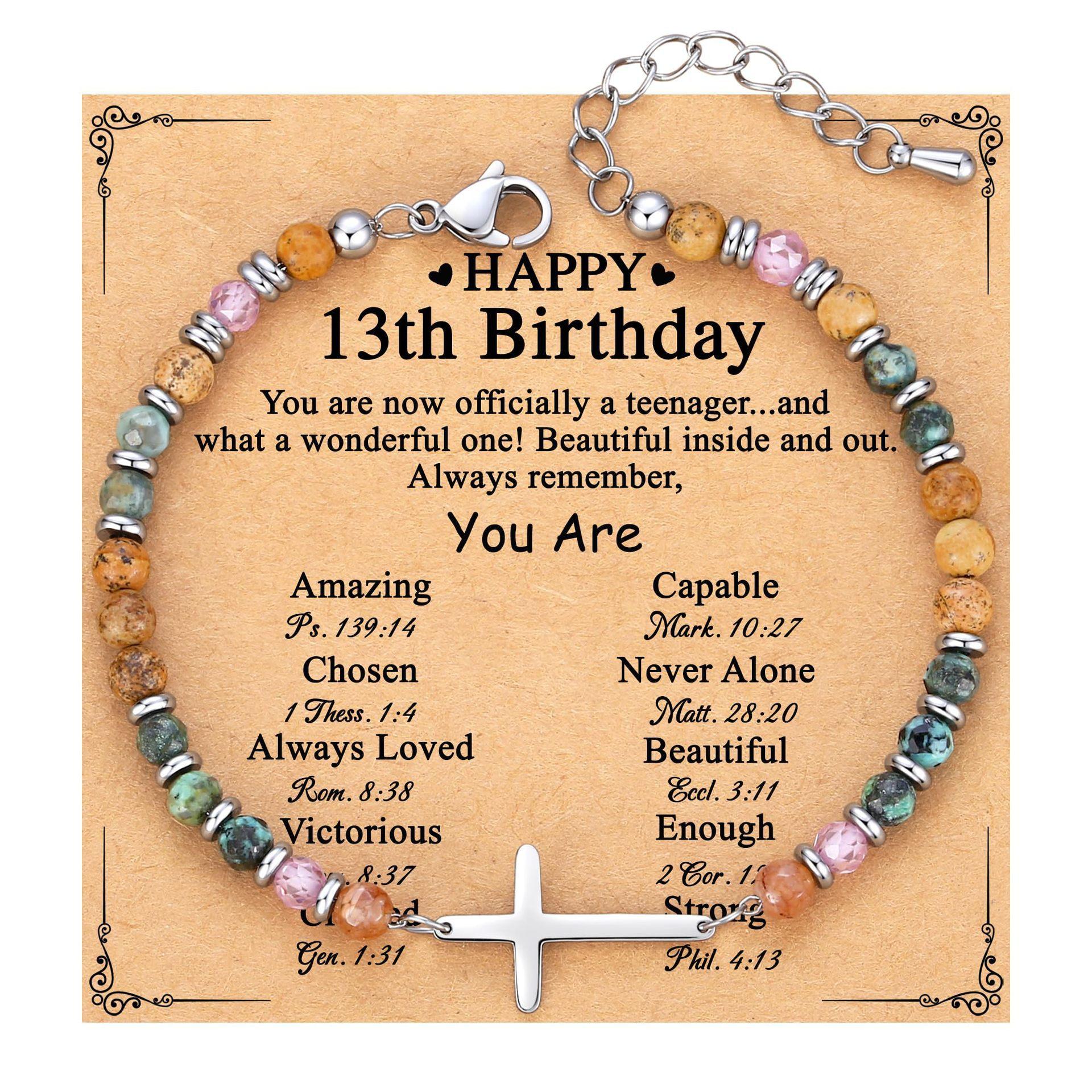 

JYL TS Bracelet Unicorn Cute Design Feng Shui Fantasy & Joy 13th+ African Pine Picture помаранчево-персиковий