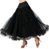 Nationales Banner-Tanzrock Modern Dance Bustier-Rock Standard-Tanz Performance-Kleid Netzrock Standard-Tanz Bühnenperformance-Kleid