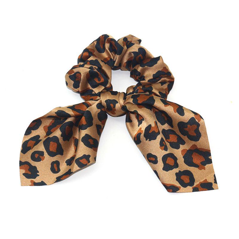 1 Pcs Retro Leopard Elastic Hair Rope Crystal Ponytail Holder Accessories Women 1 Pcs Retro Leopard Elastic Hair Rope Crystal Ponytail Holder Accessories Women