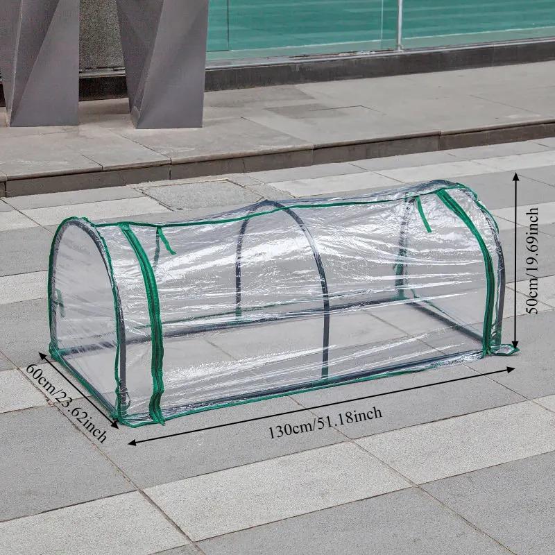 Transparent Plastic Greenhouse - Manually Installed Indoor/outdoor Plant Tents for Flowers and Vegetables, Plant Growth Bags