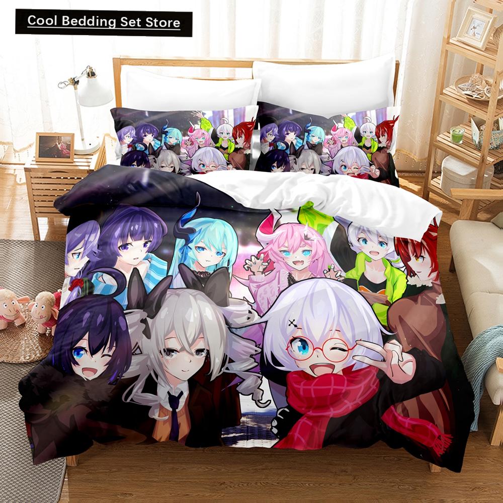 3D Anime Honkai Impact 3rd Bedding Set Printed Decorative 2_3pcs Duvet Cover Set Bedclothes Quilt Cover Home For Home Textiles