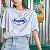 Li-Ning Letter Print Short Sleeve T-Shirt Unisex Tops White AHSQ412-1