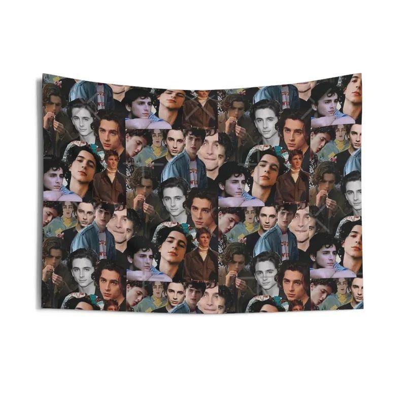 Tapestry Timothée Chalamet: Design Collage 75x100