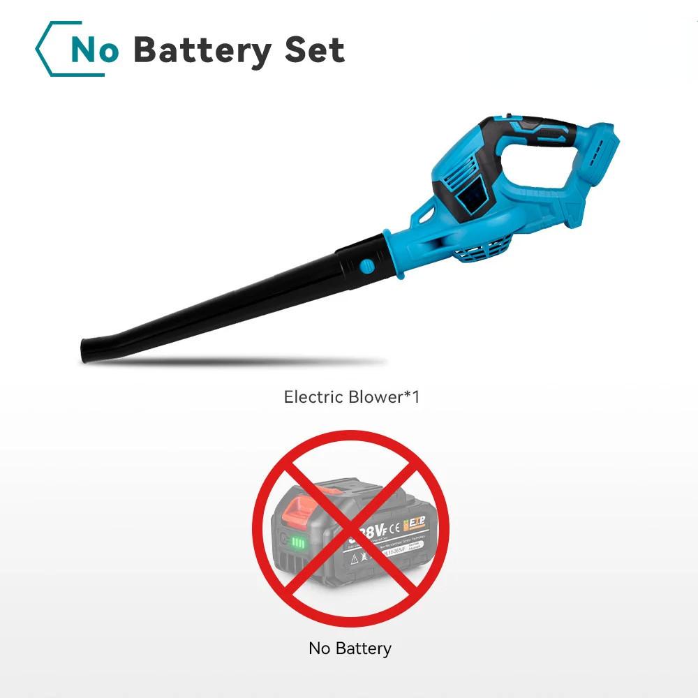 2000W High Powerful Portable Electric Air Blower Handheld Cordless Dust Blowing Blower Garden Tool for 18V Battery