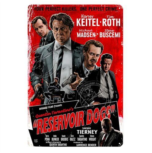 1fReservoir Dogs quentin tarantino Movie Metal Poster Tin Sign 20x30cm 20x30cm（7.8x11.8inch）